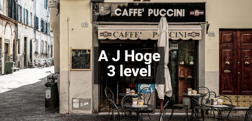 Hoge Cafe Puccini (3 level)