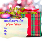 Hoge New Years Resolutions